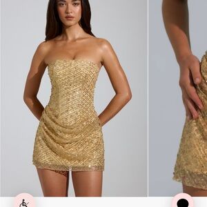 Oh Polly | Dresses | Oh Polly Ines Fire Red Embellished Corset Mini Dress |  Poshmark